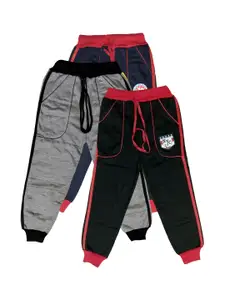 BAESD Pack of 3 Boys Mid- Rise Joggers