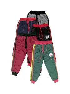 BAESD Boys Pack of 5 Mid- Rise Joggers