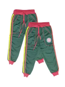 BAESD Boys Pack Of 2 Side Stripe Mid-Rise Joggers