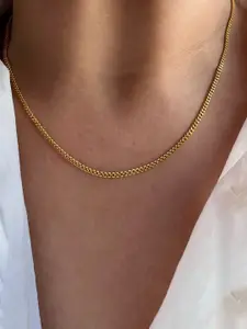 Anushka Jain Jewellery 925 Sterling Silver Gold-Plated Necklace