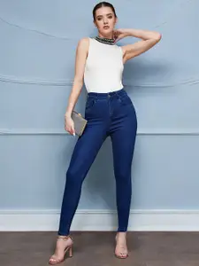 Miss Chase Women Skinny High Rise Regular Stretchable Denim Jeans