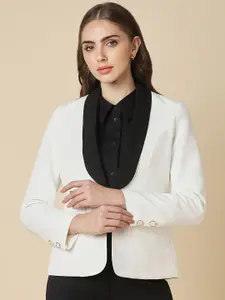 Allen Solly Woman Notched Lapel Single Breasted Formal Blazers