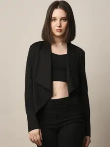 ONLY Shawl Collar Single Breasted Crop Blazers