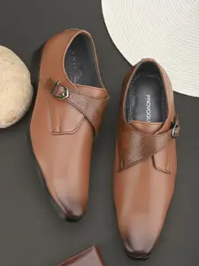 Provogue Men PU Formal Monk Shoes