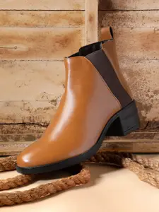The Roadster Lifestyle Co. Women Block Heel Chelsea Boots