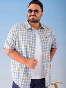 Hardsoda by The Indian Garage Co Men Tartan Checks Opaque Checked Casual Shirt