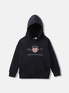 GANT Boys Printed Hooded Sweatshirt