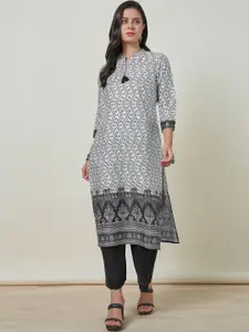 Soch Women Bandhani Print Kurta With Tassels