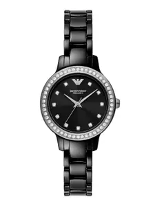 Emporio Armani Women Ceramic Straps Analogue Watch AR70008
