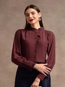 U.S. Polo Assn. Women Solid Round Neck Top