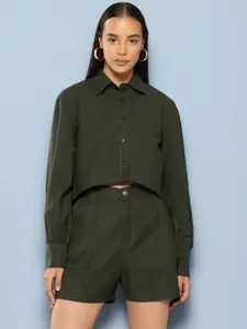 Chemistry Pure Cotton Shirt With Shorts