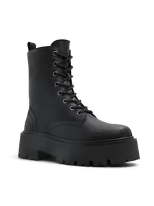 ALDO MOIMAS Women High Top Ankle Block-Heeled Boots