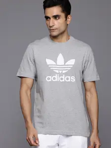 ADIDAS Originals Printed Drop-Shoulder Sleeves Adicolor Trefoil T-shirt