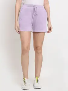 BRINNS Women Mid-Rise Cotton Sports Shorts