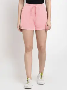 BRINNS Women Solid Cotton Drawstring Shorts