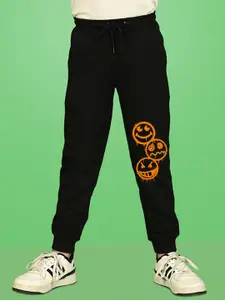 NUSYL Boys Emojis Printed Cotton Joggers