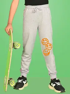 NUSYL Boys Graphic Printed Cotton Ankle Length Joggers Track Pant