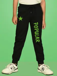 NUSYL Boys Graphic Printed Cotton Ankle Length Joggers Track Pant