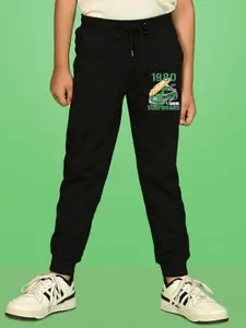 NUSYL Boys Graphic Printed Cotton Joggers