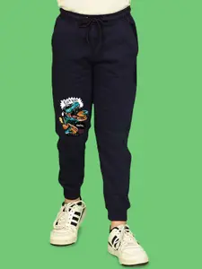 NUSYL Boys Printed Ankle Length Regular Fit Joggers Track Pant