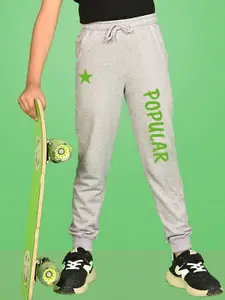 NUSYL Boys Graphic Printed Cotton Joggers