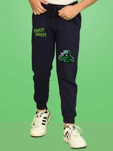 NUSYL Boys Graphic Printed Cotton Joggers