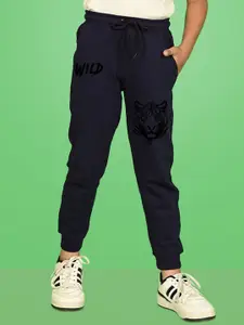 NUSYL Boys Printed Cotton Ankle Length Joggers