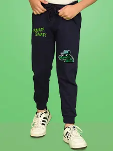 Nusyl Boys Crocodile & Text Printed Ankle Length Pant