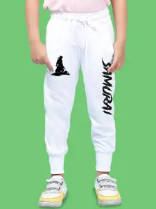 NUSYL Boys Cotton Printed Regular Fit Joggers Track Pants