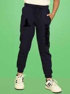NUSYL Boys Text Printed Regular Fit Track Pant