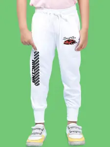 NUSYL Boys Graphic Printed Cotton Regular Fit Joggers Track Pants