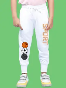NUSYL  Boys Printed Mid Rise Regular Fit Cotton Joggers Track Pant