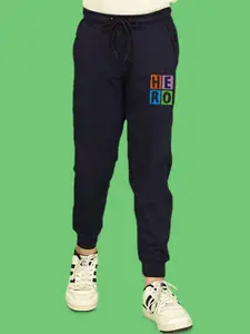 NUSYL Boys Text Printed Regular Fit Joggers Track Pant