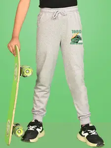 NUSYL Boys Graphic Printed Cotton Joggers