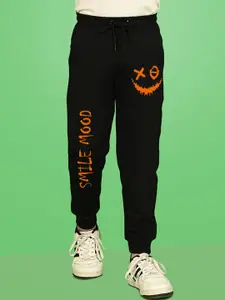 NUSYL Boys Graphic Printed Cotton Joggers