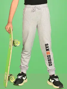 NUSYL Boys Printed Ankle Length Track Pants