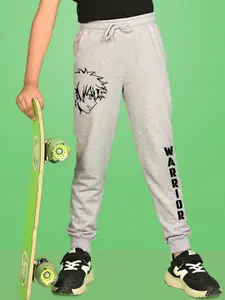 NUSYL Boys Graphic Printed Cotton Joggers