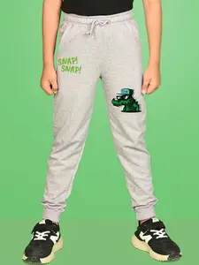 NUSYL Boys Printed Cotton Regular Fit Joggers