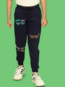 NUSYL Boys Graphic Printed Cotton Joggers