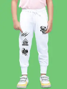 NUSYL Boys Cotton Printed Ankle Length Track Pants