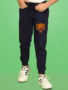 NUSYL Boys Printed Cotton Ankle Length Joggers