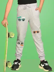 NUSYL Boys Printed Ankle Length Track Pants