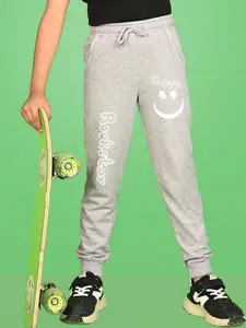 NUSYL Boys TypoGraphic Printed Cotton Joggers