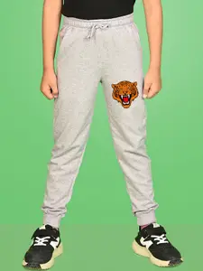 NUSYL Boys Printed Ankle Length Cotton Joggers