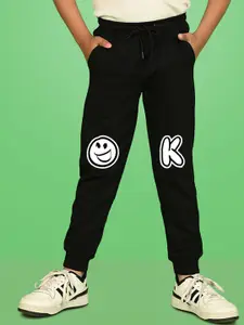 NUSYL Boys Graphic Cotton Joggers