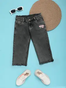 V-Mart Girls Denim Mid-Rise Regular Fit Shorts