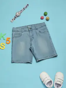 V-Mart Boys Washed Denim Shorts