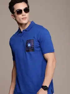 French Connection Polo Collar Pure Cotton T-shirt