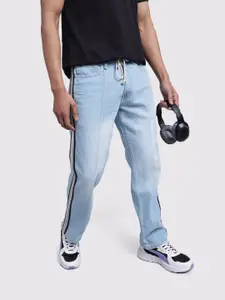 The Roadster Lifestyle Co. Men Side Stripe Detail Pure Cotton Jeans