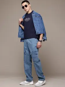 The Roadster Lifestyle Co. Men Pure Cotton Straight Fit Jeans